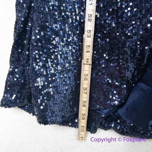 New! City Chic Athena Maxi sequin Dress navy blue, size 24 - Picture 11 of 16